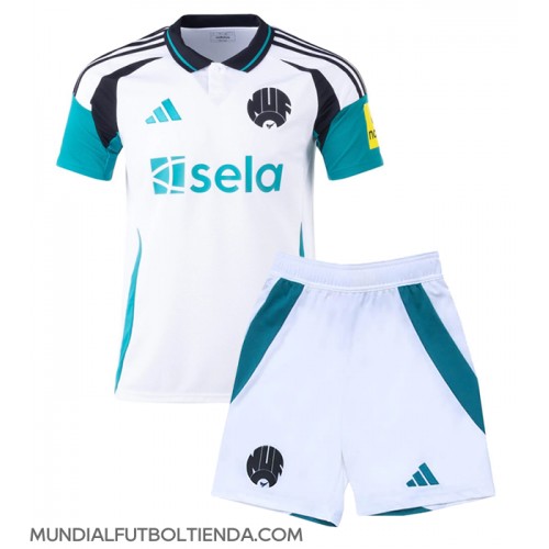 Camiseta Newcastle United Tercera Equipación Replica 2024-25 para niños mangas cortas (+ Pantalones cortos)